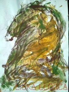 Diptyque, papier marouflé sur carton A4