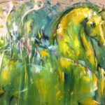 Peinture de LiSKa LLoRCa au Samon du cheval 2018